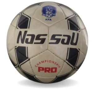 Pelota Nassau N°4- Beige y Negro - Pique Completo - Importado