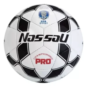 Pelota Nassau  Opaca N°5 - Blanco y Negro - Pique completo - Nacional